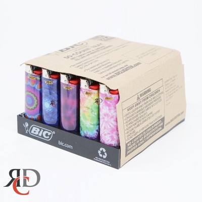 BIC LIGHTER PYSCHEDELIC PATTERNS  - BIC69 50CT/ DISPLAY